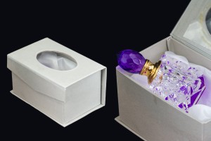 Shishe kristali 5 ml me kapak dhe gjilpërë kristali në 6 ngjyra      -εικόνα_σύνθεση