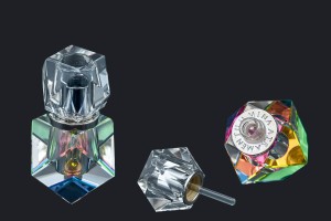 Flacon en cristal de 5 ml avec aiguille et bouchon en cristal-1