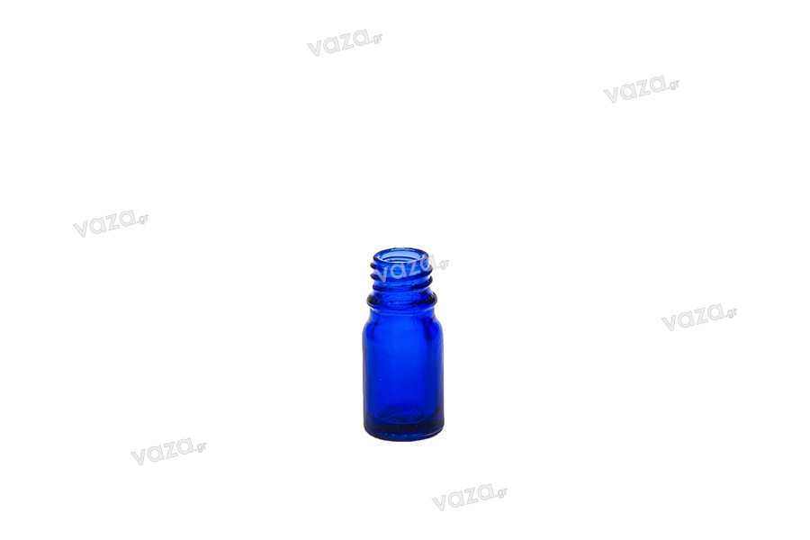 5ml blue glass bottle for essential oils with PP18 mouth