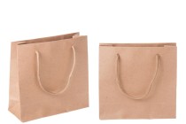 Papiertüten für Geschenke braun 180x70x170 mm