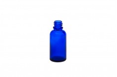 Μπουκαλάκι για μερίδα ελαιολάδου 30 ml γυάλινο μπλε