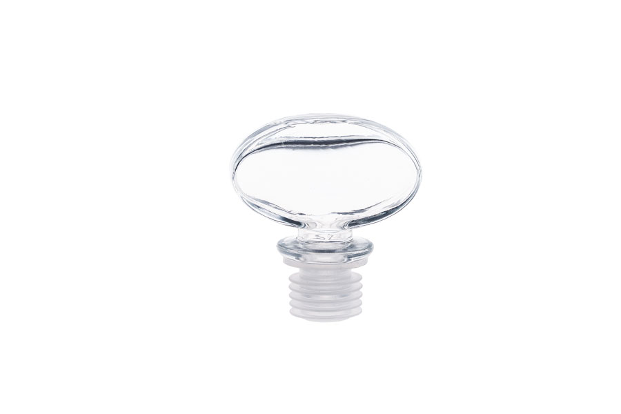 Glass lid oval-level f 19.5
