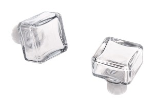 Viereckiger Glaskorken F25-3