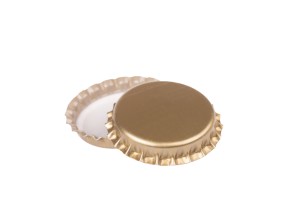 Kronkorken für Bierflaschen, golden 29mm -Packung mit 100 Stücken-εικόνα_σύνθεση