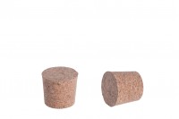Wide natural conical Cork for jars 30x35/30 mm