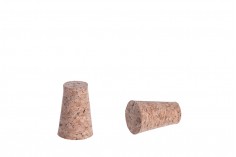 Tappo di sughero naturale conico con dimensioni 28x19/13 mm-per F16
