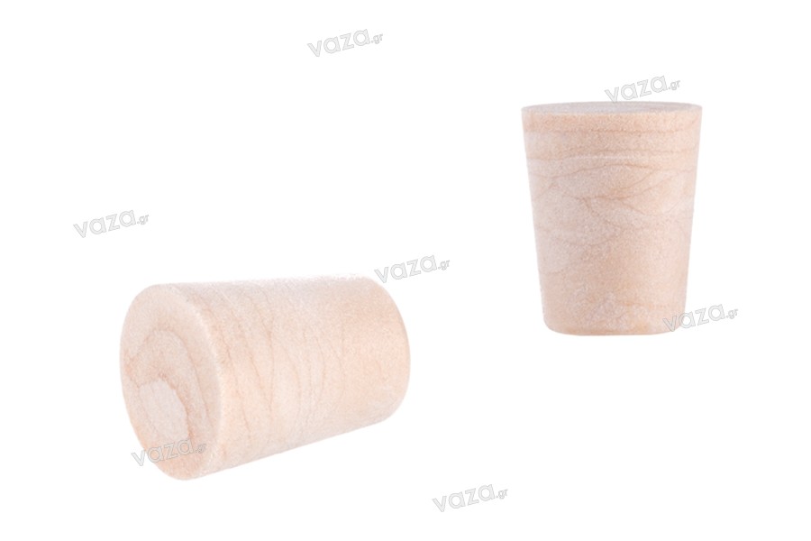 Conical Cork  with dimensions 25, 8x20, 6/15,8 mm - 18 f