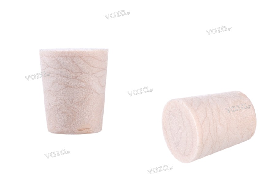 Κωνικός φελλός σιλικόνης με διαστάσεις 29x23,8/19,2 mm - για Φ 21