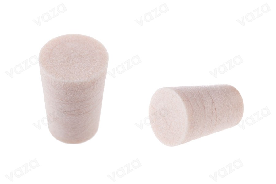 Tappo conico in silicone con dimensioni di 21x14,2,/10,7 mm - per F 12 (PP 18)-εικόνα_σύνθεση