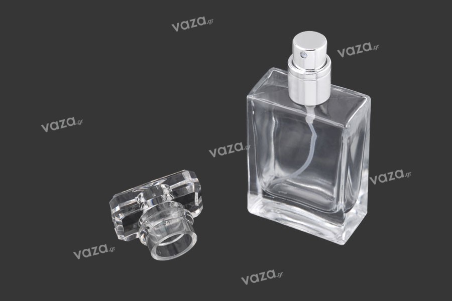 Parfüm Flakon 30 ml mit Deckel und Zerstäuber (PP15)