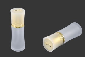 Glasflasche, edelmattiert 50ml für Cremen mit Zerstäuber und Deckel-9