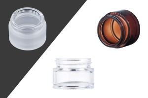 Glastiegel für Creme 15ml