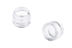 Glastiegel für Creme 15ml-6