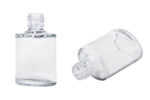 Flacon de parfum en verre de 30ml  ovale