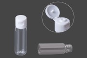 Plastic bottle for 20 ml shampoo for hotels with flip-top Cap-Pack 100 pieces