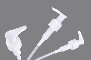 White plastic pump safely for shampoo, cream or lotion-PP 24-2