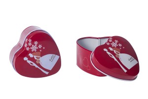 Alu- Kästchen ''Hochzeit'' in Herzform-εικόνα_διαστάσεις