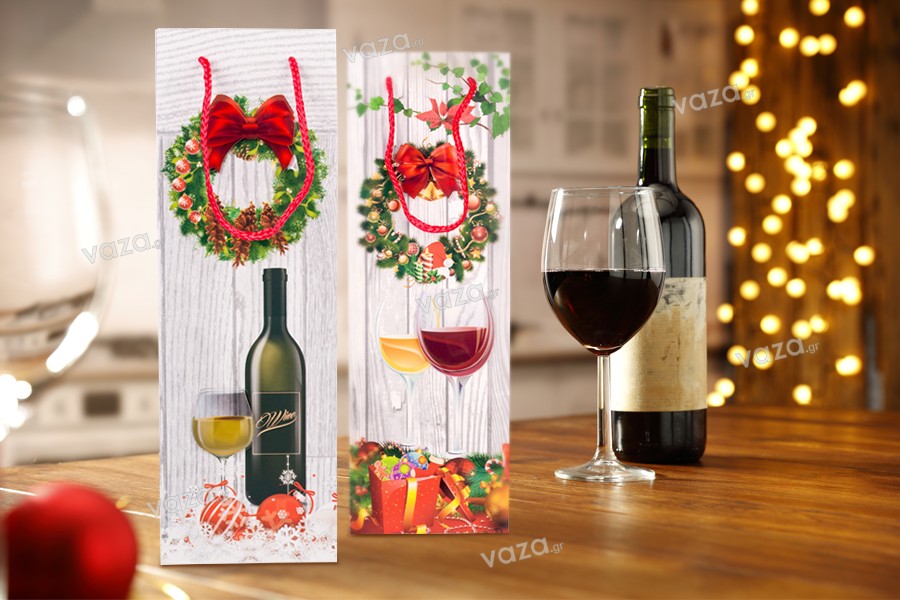 3pz Coperchio della bottiglia di vino di Natale Sacchetti per bottiglie di vino di Natale Decorazione Natalizia Vino Sacchetto Regalo per Tabella Decorazione della Tavola Natalizie Regalo 