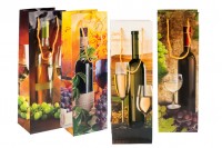 Wine bottle paper gift bags 