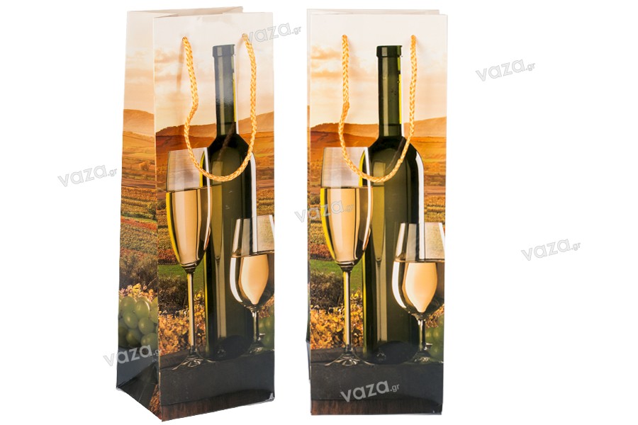 Wine bottle paper gift bags 