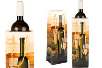 Sacs d'emballage en papier pour les bouteilles de vin Sacs d'emballage en papier pour les bouteilles de vin