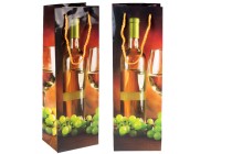 Sacs d'emballage en papier pour les bouteilles de vin Sacs d'emballage en papier pour les bouteilles de vin