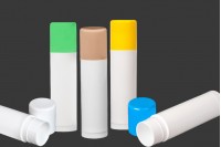 Tube de baume à lèvres (type Liposan) de 12 ml en plusieurs couleurs