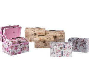 Koffer für Lagerung mit plastischem Henkel -Set aus 3 Stücken S-M-L-εικόνα_προϊοντική