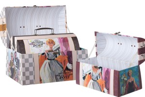 Truhe mit metallischem Henkel  -Set aus 3 Stücke S-M-L-εικόνα_προϊοντική