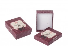 Boîte d'emballage en papier pour bijoux - lot de 12 pièces (Petit)