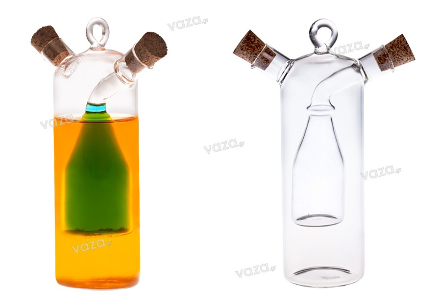 P Prettyia Bottiglie di vetro vuote di stile multiplo 40 pezzi con ciondolo a forma di bottiglia 