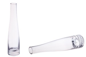 Deko Glasflasche mit Kurven  240ml-produktbild