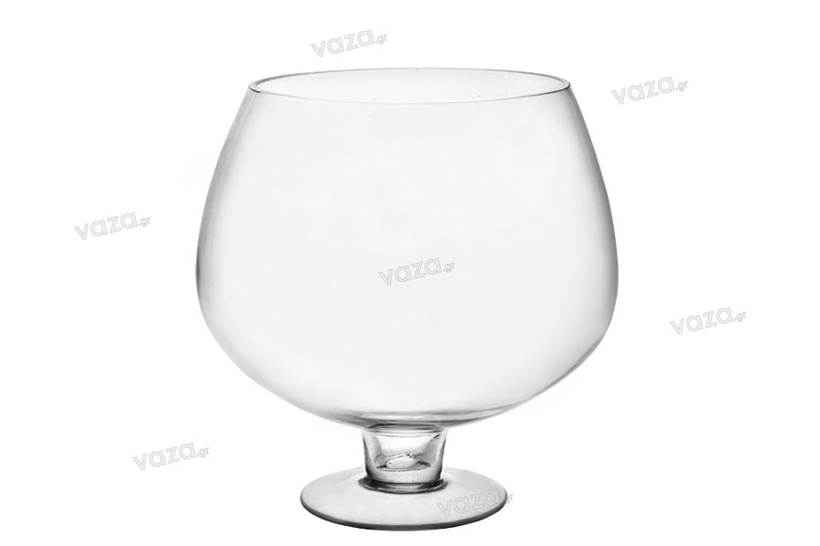 Deko- Glas mit rundem Boden
