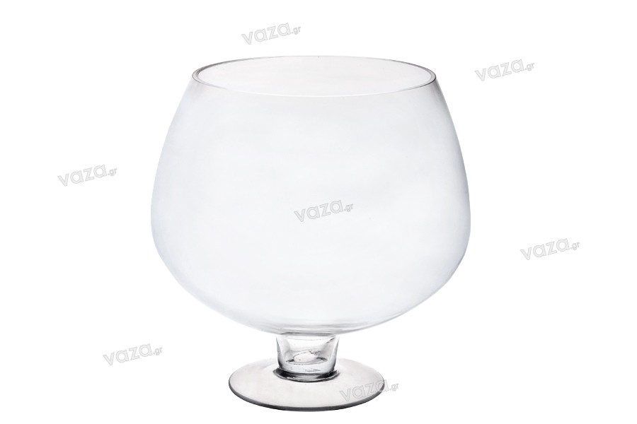 Deko- Glas mit rundem Boden