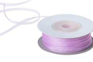 Ruban organza de 3 mm en couleurs variées - Rouleau de 50 mètres-5