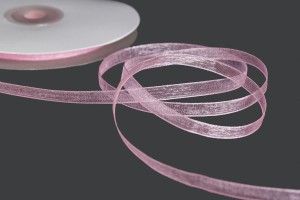 Ruban organza de 6 mm en couleurs variées - Rouleau de 50 mètres-6
