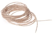 Twisted jute rope for decoration use, 2 mm  - One piece is 100 m long. 