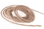 Twisted jute rope for decoration use, 3,5 mm  - One piece is 50 m long.