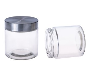 Βάζο γυάλινο 800 ml με inox καπάκι 110x115 mm-εικόνα_σύνθεση