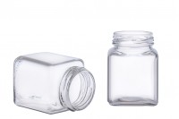 106ml square glass jar 