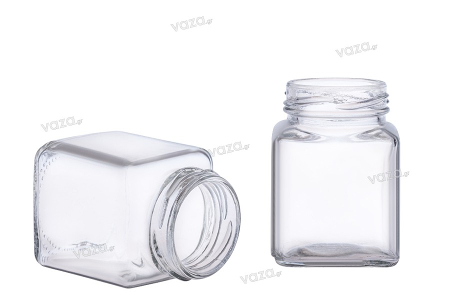 Viereckiges Glas 106 ml