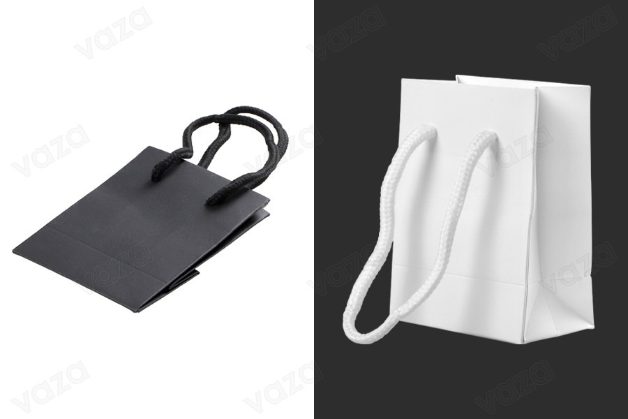 Geschenkverpackung aus Papier 80x50x110 mit Schnur - 20 Stück Geschenkverpackung aus Papier 80x50x110 mit Schnur - 20 Stück-