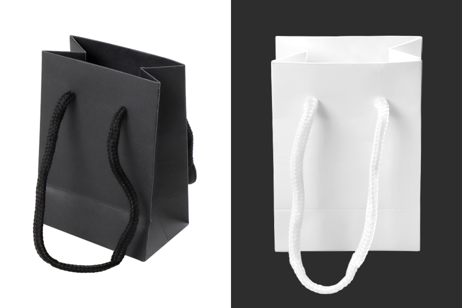 Geschenkverpackung aus Papier 80x50x110 mit Schnur - 20 Stück Geschenkverpackung aus Papier 80x50x110 mit Schnur - 20 Stück