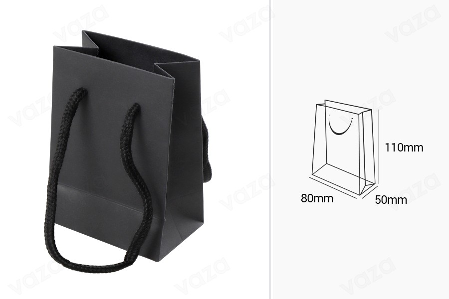 Sac cadeau en papier 80 x 50 x 110 avec cordon - 20 pcs Sac cadeau en papier 80 x 50 x 110 avec cordon - 20 pcs-εικόνα_διαστάσεις