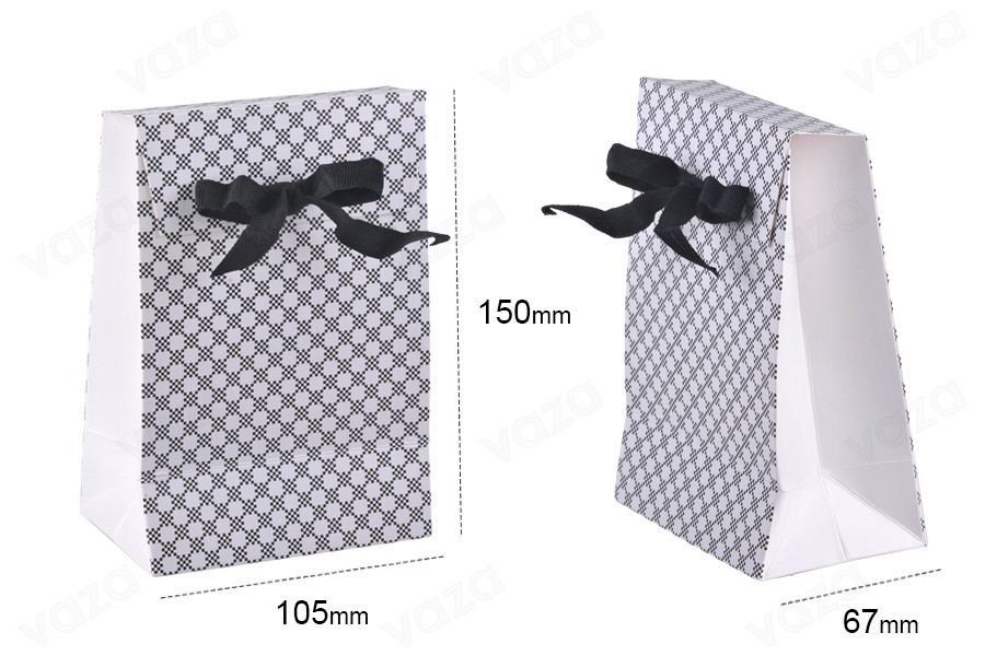 Boîte cadeau en papier avec un design spécial et un ruban imprimé de 10 mm pour le nœud 105 x 67 x 150 Boîte cadeau en papier avec un design spécial et un ruban imprimé de 10 mm pour le nœud 105 x 67 x 150-εικόνα_σύνθεση