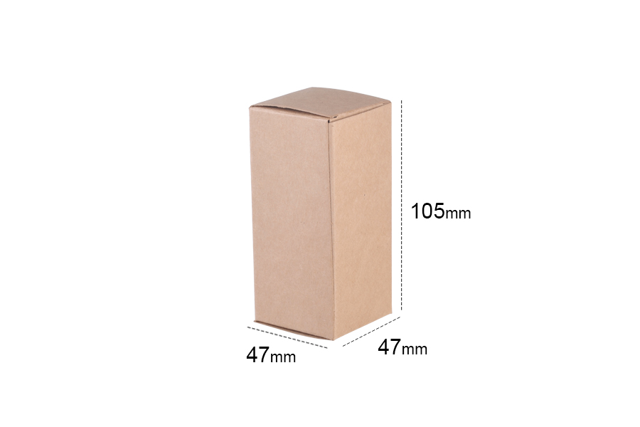 Boîte en papier kraft écologique 47 x 47 x 105 - pack de 20 pcs