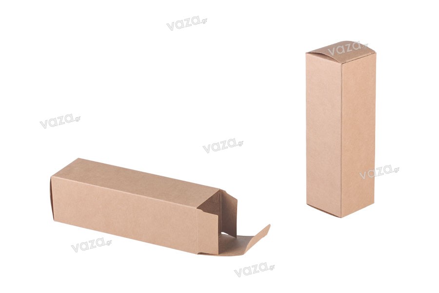 Κουτάκι χάρτινο κραφτ οικολογικό 47x47x145 - 20 τμχ