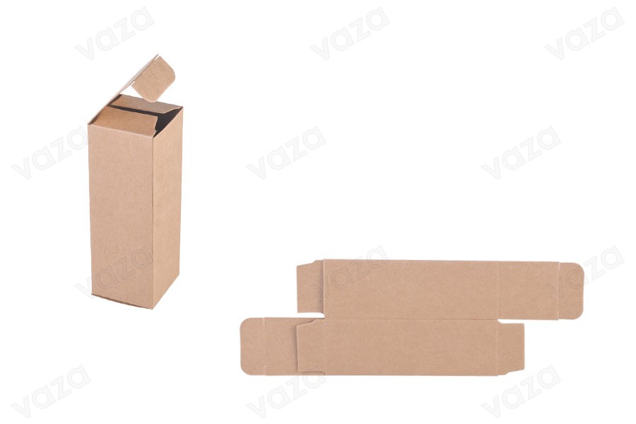 Schachtel aus Kraftpapier, ökologisch 38x38x110 - 20 Stk Schachtel aus Kraftpapier, ökologisch 38x38x110 - 20 Stk-bildgruppe