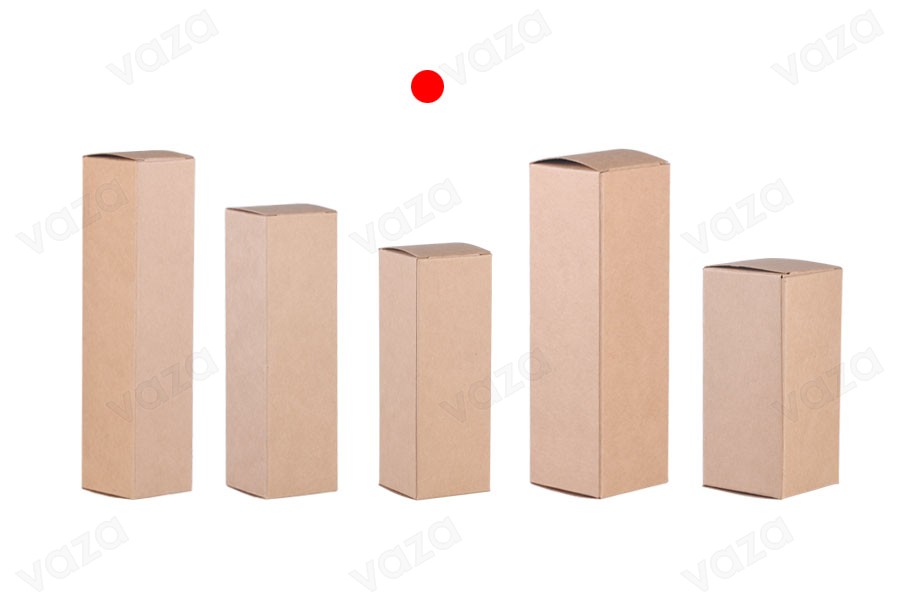 Schachtel aus Kraftpapier, ökologisch 38x38x110 - 20 Stk Schachtel aus Kraftpapier, ökologisch 38x38x110 - 20 Stk-bildgruppe