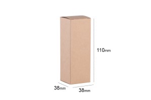Schachtel aus Kraftpapier, ökologisch 38x38x110 - 20 Stk-2